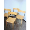 Vintage krzesła IKEA Nordisk drewno i metal